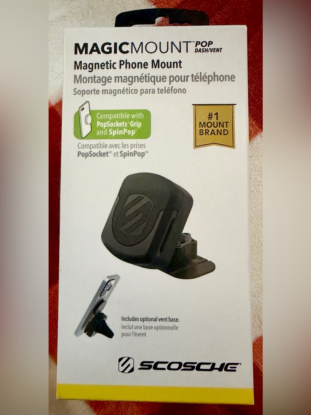 Scosche MagicMount Magnetic Phone Mount - Black